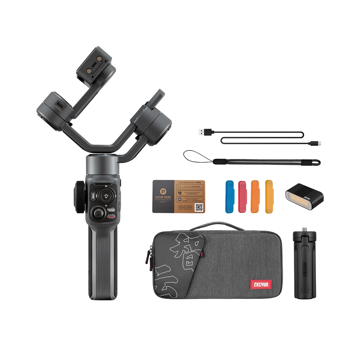 

Zhiyun Smooth 5 3-axis handheld gimbal stabilizer suitable for smart phone mobile phone focus pull zoom functional gimbal