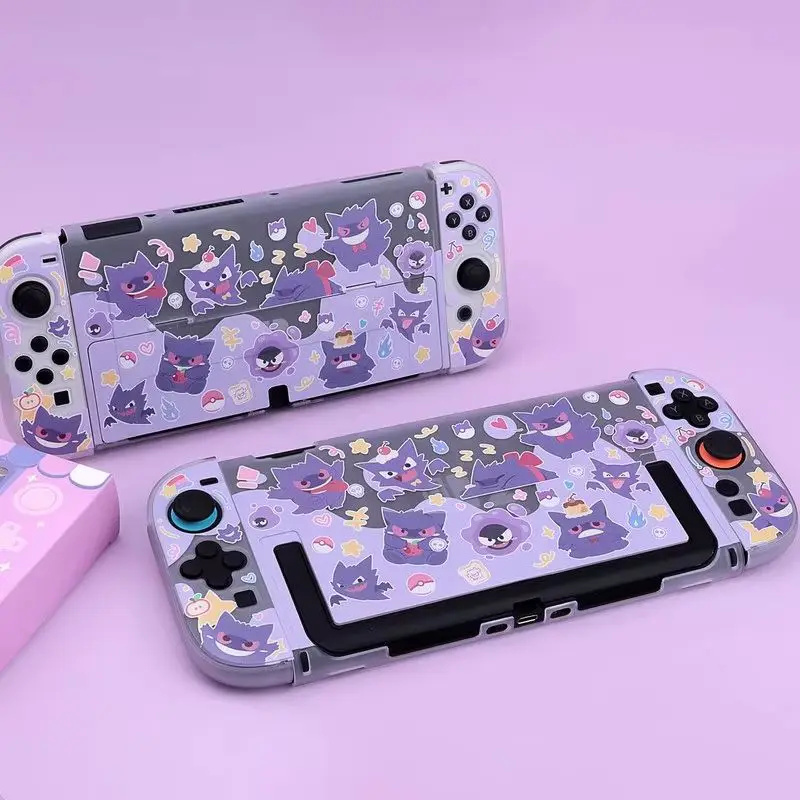 

Новый защитный чехол Gengar Switch2, матовый черный, аниме-дизайн, для Nintendo Switch 2, защита от падений и загрязнений, игровой аниме-протектор
