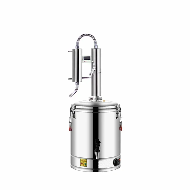 سطح المكتب الكهربائية 220 فولت 30L/50L آلة تقطير النبيذ الصغيرة مستخرج الزيت العطري الفودكا معدات تخمير آلة تخمير الندى النقي Dist