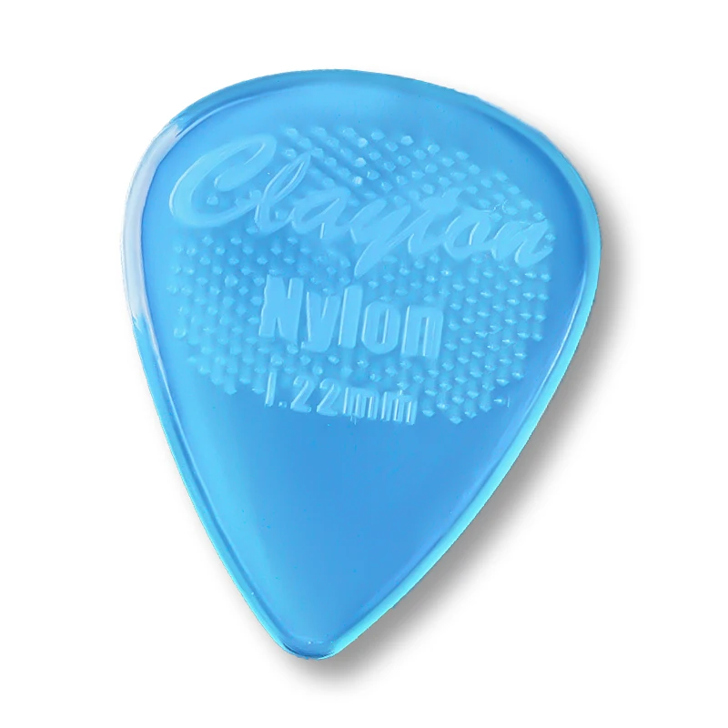 CLAYTON Nylon Guitar Picks Frost-Byte Grip Picks Suitable for Acoustic/Electric Guitar/Ukelele Guitar Accessories