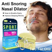 Nose Dilator Nasal Silicone Nose Clip Anti Snoring Easy Breath Preventing Snoring Help Breathe Snoring Devices Improve Sleeping
