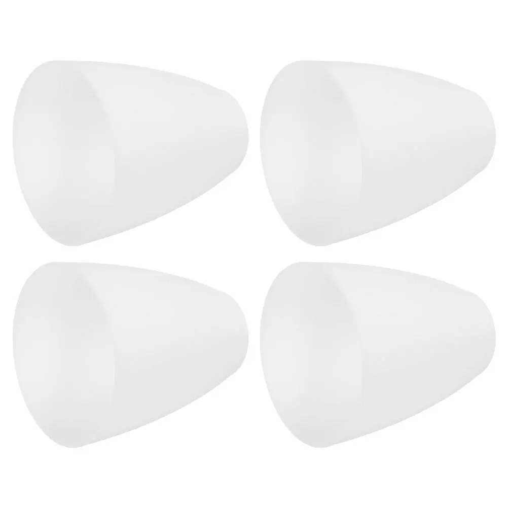 

4Pcs Plastic Flat Mouth Lampshade E14 Lamp Holder Versatile Application Mini Lampshades for Home Ceiling Lamp Shade