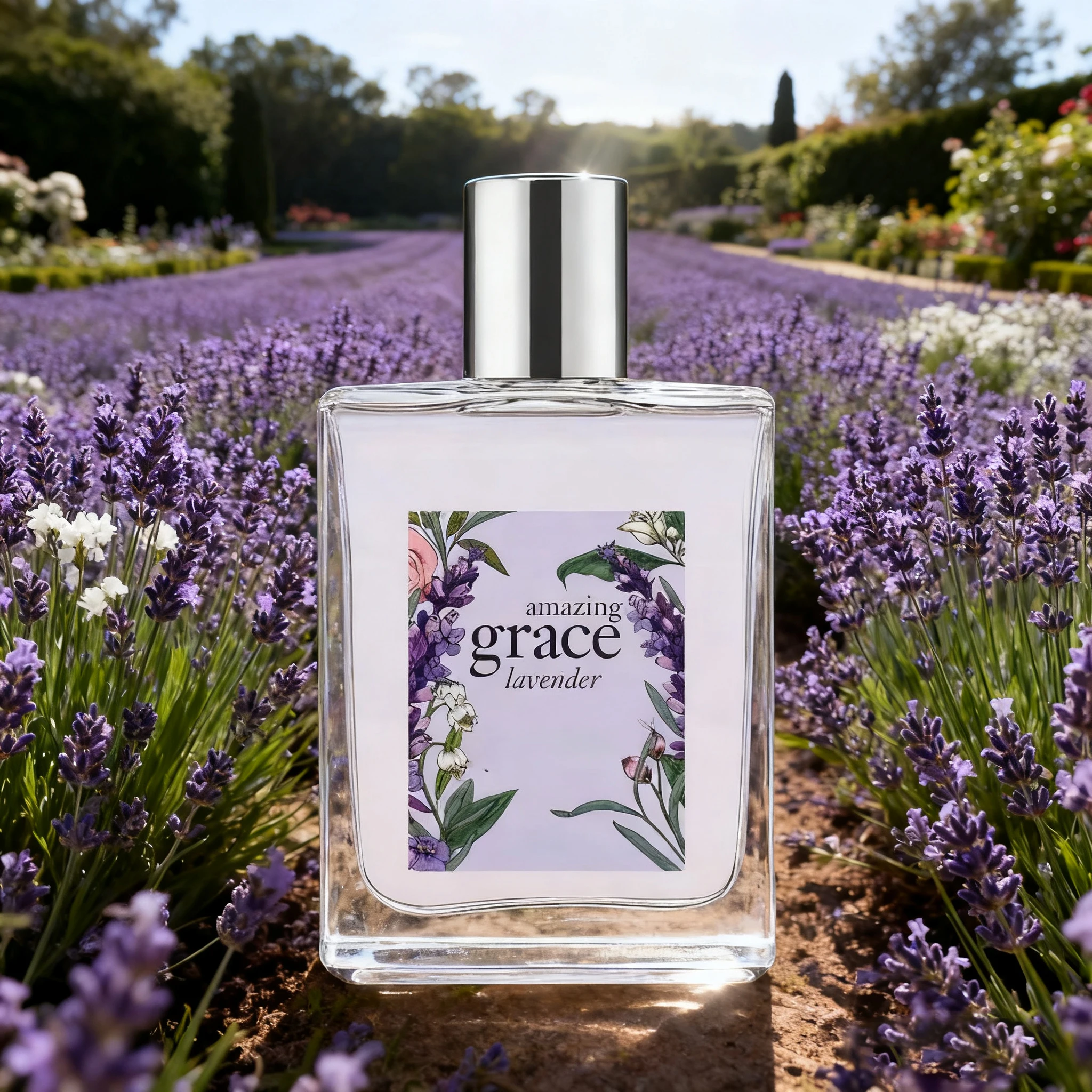 

Astonishing and elegant lady's lavender eau de toilette - lasting fragrance, lavender fragrance with berry and musk,