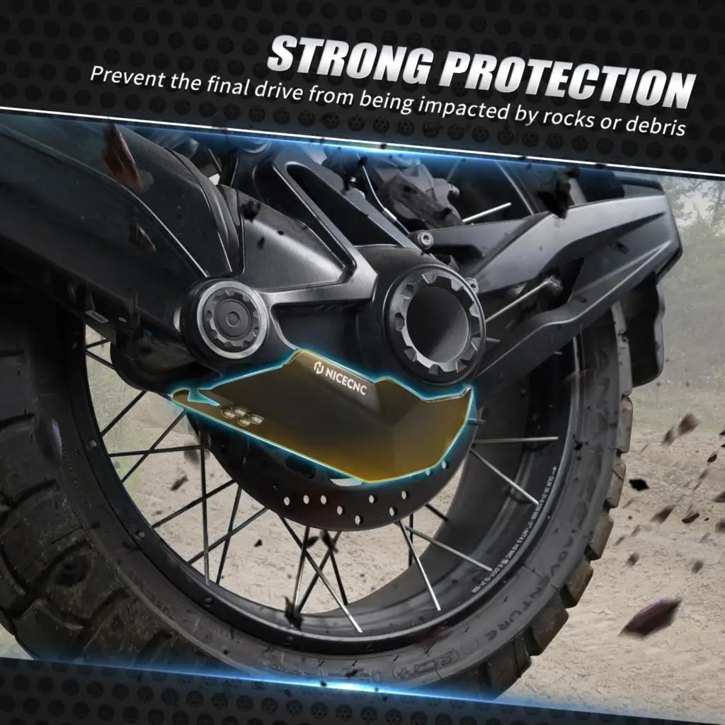 For BMW R1200GS R1250GS Motorcyclcle Final Drive Guard Fit 2019-2024 R1250GS R 1250 GS GSA 2013-2018 R 1200 GS Adventure R1200GS - Image 4