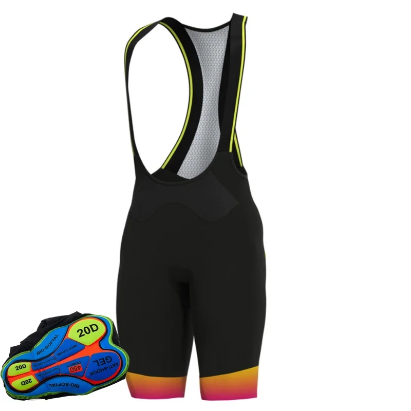 

2025 20D Cycling Shorts 6 Hours Ride Pro Cycling Bib Shorts Men Gel Thick Shockproof Pad Men Men's Cycling Bretelle