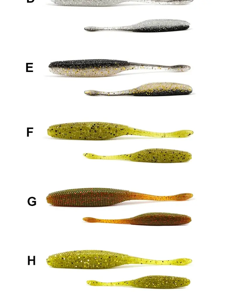 SUNMILE Angelköder Drop Soft Baits 7,5/9,5/11,5 cm Soft Lure Iscas Kunstköder Leurre Louple für Bass Pike Fishing Baits – Detail 9