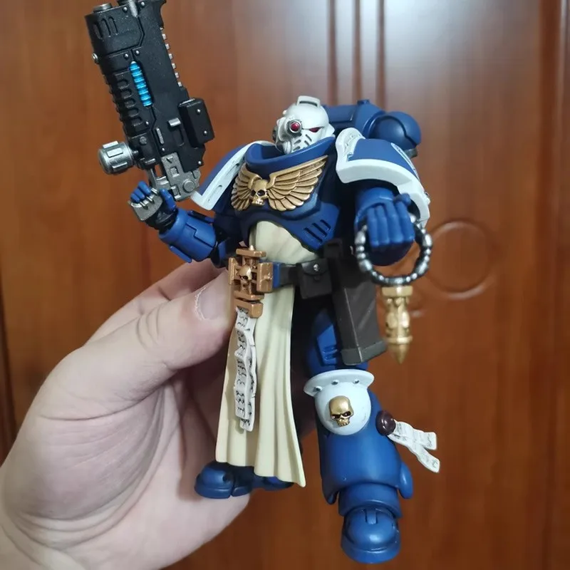 JOYTOY Warhammer 40K Ultramarines Sternguard Veteran Sergeant 1/18 Action Figures Anime 12cm Doll GK Collection Model Toy Gifts