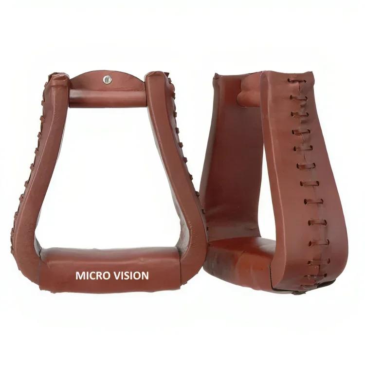 Top Quality Customized Leather Color Western Horse Riding Royal King Deep Roper Stirrups, Equestrian Royal Roper Stirrups