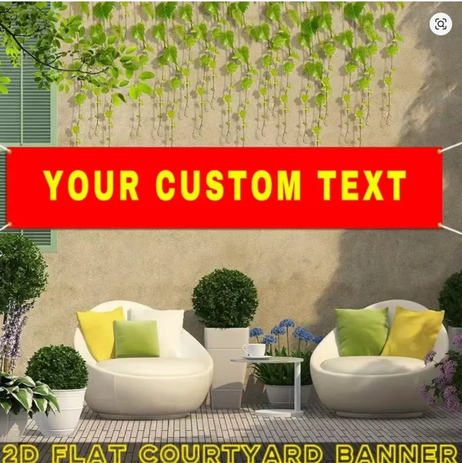 Custom Design Flags Banners Style Great for Business Promotion Special Occasions Festivals Parties and Indoor Outdoor Signage