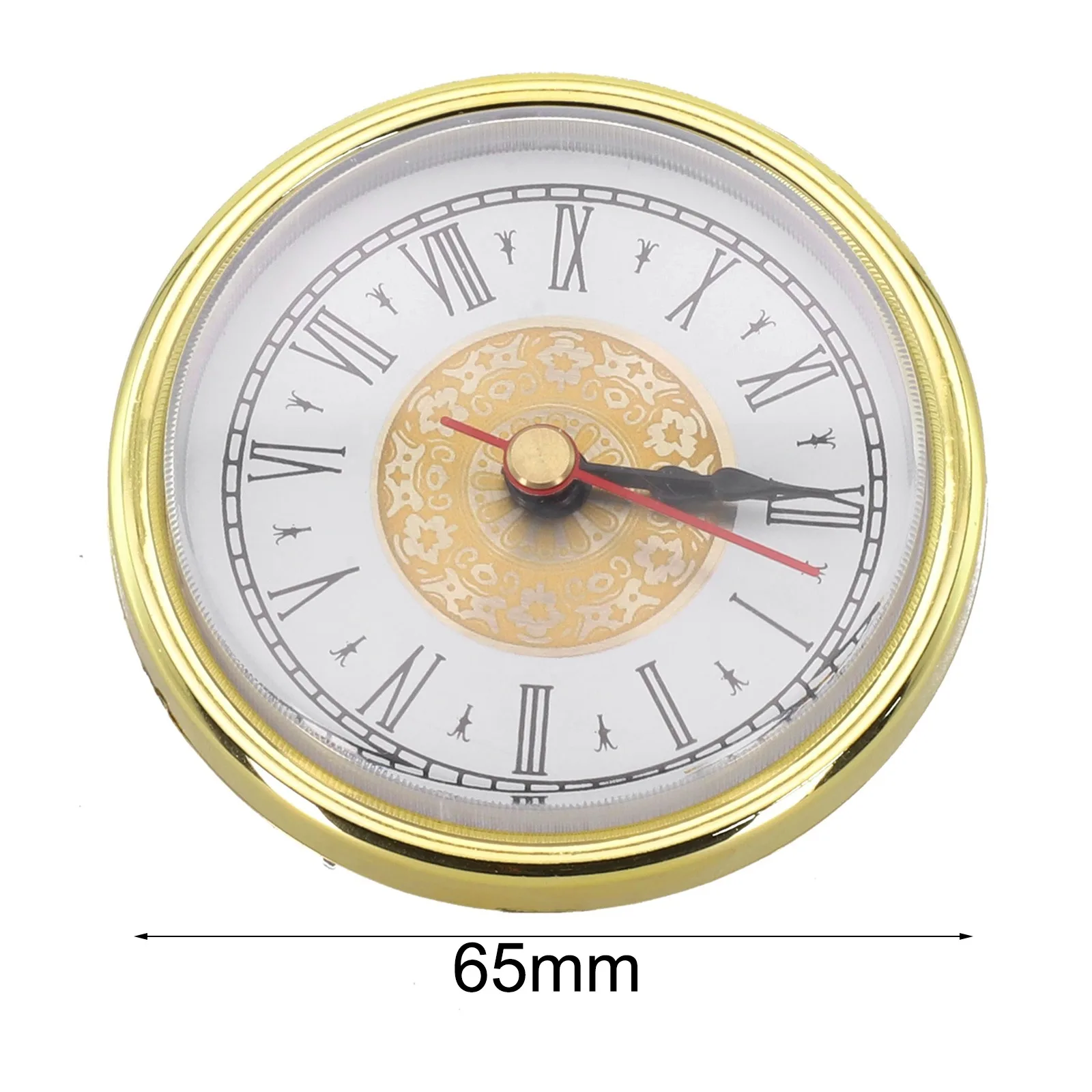 65MM Clock Retro Clock 7 Battery Required Roman And Arabic Numerals Sleek Appearance Versatile Design For Office