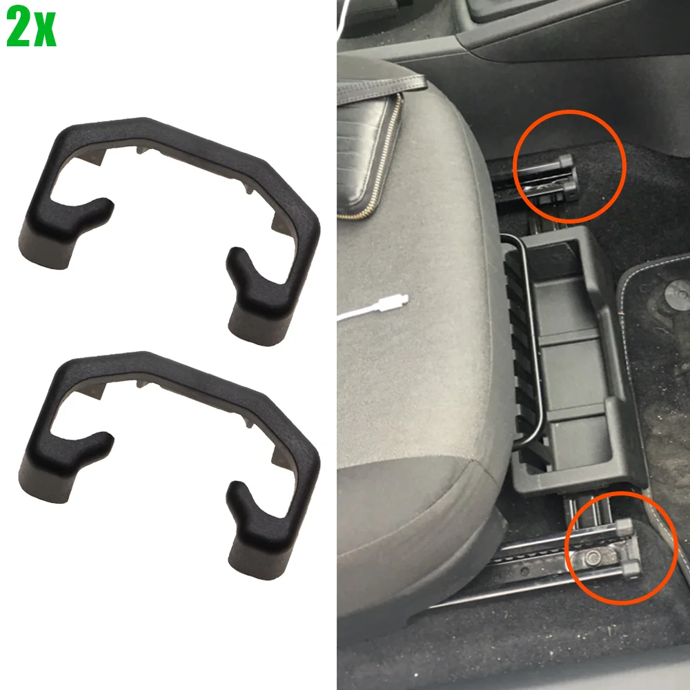 2Pcs For Renault Fluence 2009 2010 2011 2012 2013 2014 2015 Samsung SM3 New Car Seat Slide Sliding Rail Blanking Caps Cover Clip