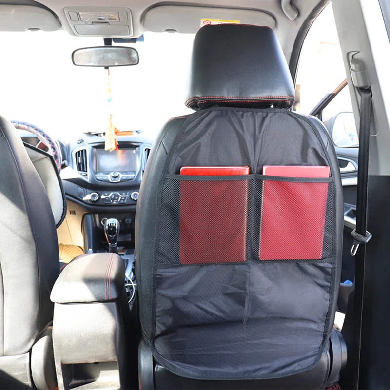 1pc Waterproof Protective Anti Kicking Padded Child Car Seat Back Scuff Dirt Protection