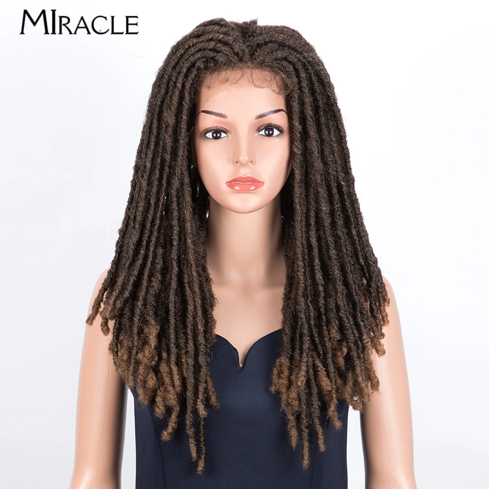 

MIRACLE вьющийся парик коричневые синтетические кружевные парики для женщин 24 дюйма волна воды косплей парик термостойкие длинные волнистые искусственные волосы