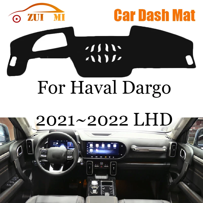 

ZUIMI Dashboard Cover Dash Mat Dashmat For Haval Dargo 2021~2022 LHD RHD Dash Board Cover Pad Sun Shade