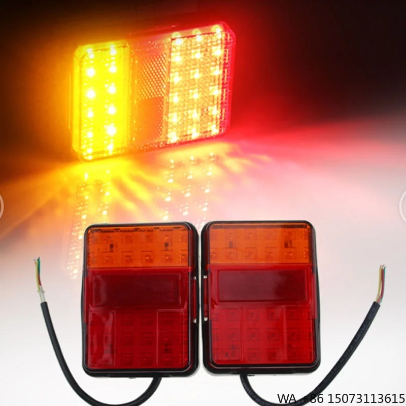 Hot Selling High Bright 8 LED Semi Trailer Tail Light for Vehicle Ship Truck