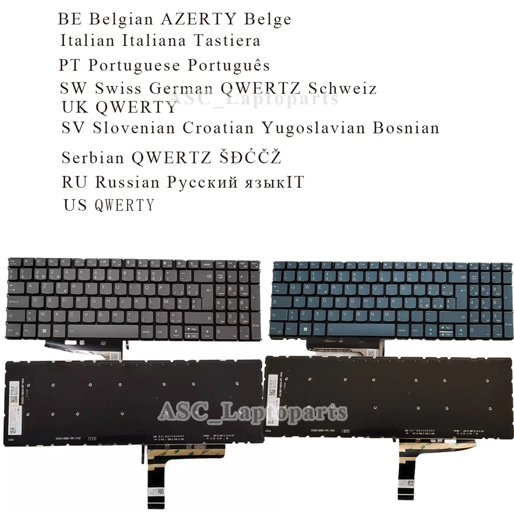 

Клавиатура BE IT PO RU SW UK US для Lenovo YOGA Pro 9 16IMH9 83DN, 9i 16IMH9 83DN001YKR, 9 16IRP8 83BY, Slim Pro 9 16IRP8 с подсветкой