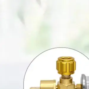 Oxygen Switch Valve Steel Cylinder Liter Oxygen Air Conditioning All Copper Valve Body Aluminum Metal Knob Brass Package Content