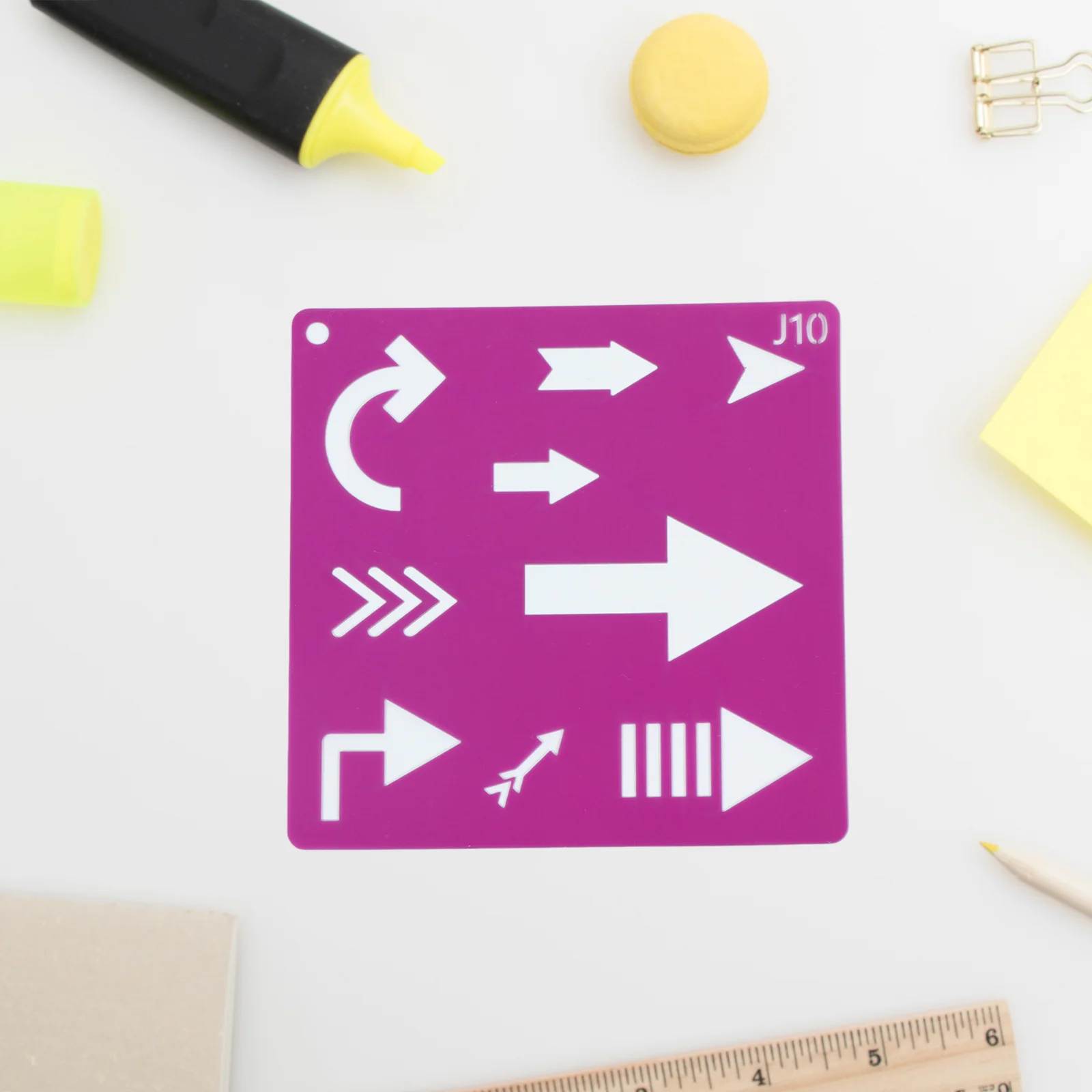 1Set Creative Geometrical Shape Stencils Drawing Templates DIY Art Crafts Safe for Children Intelligence Development