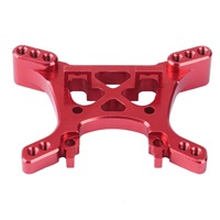 Practical 2Pcs Metal Shock Tower A2504 for Remo Hobby Smax 1621 1625 1631 1635 1651 1655 1/16 RC Car Upgrade Parts,Red