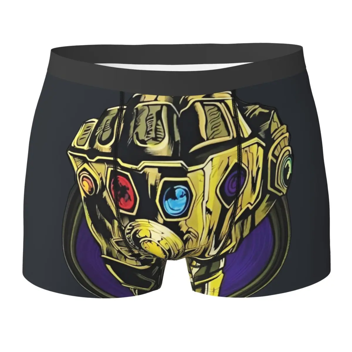 

Thanos аниме нижнее белье с принтом мужские трусы с принтом новинка боксеры качественные трусы-боксеры больших размеров