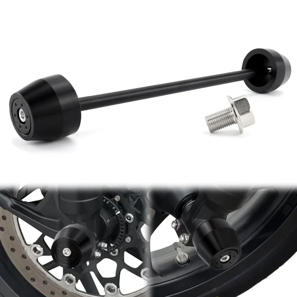 

Motorcycle Front Axle Fork Crash Slider Wheel Anti-Collision Protector CMX1100 Rebel 1100/DCT 2021 2022 2023 2024 2025 For Honda