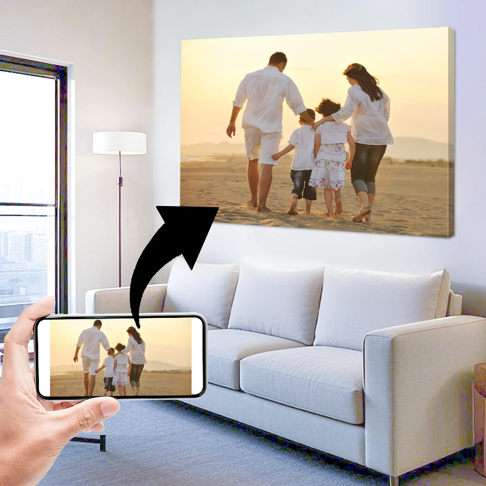 1Pc Custom Hanging Poster,Customize Big Size Poster With DIY Frame(Or Not),Custom Photo Canvas Poster,Custom All Size Poster