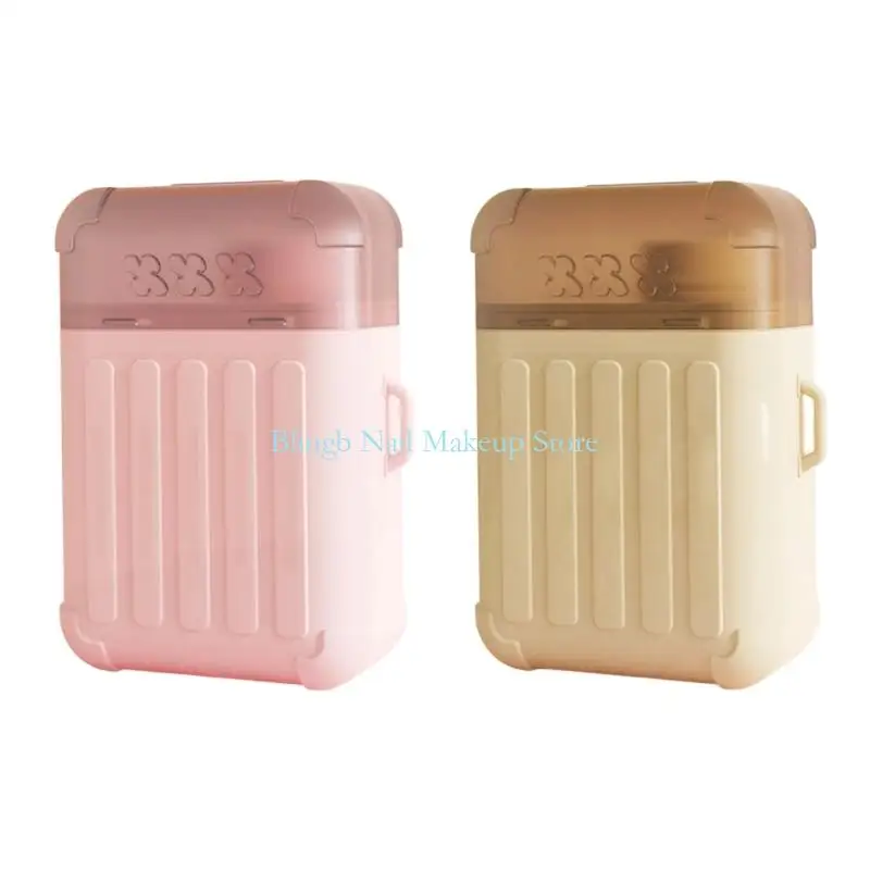 

28TA 240pcs/Box Ear Piercing Cleaner Soft Ear Hole Sanitizing Strings With Liquid Container Portable Hygiene Solution