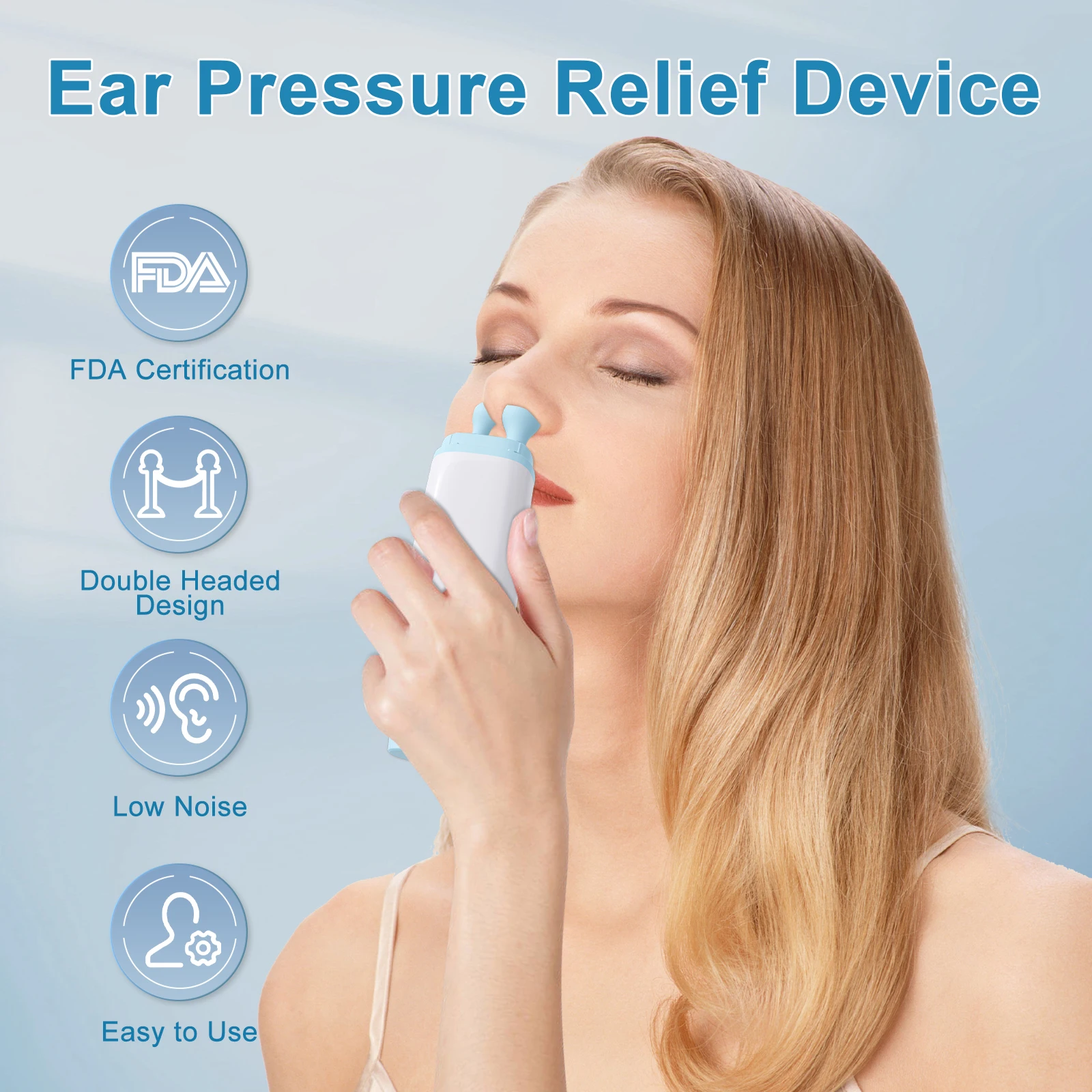 Electric Tinnitus Relief Device Ear Pressure Expander Treat Ringing Relieve Pain Dizziness Otitis Improve Hearing Ear Care Tools