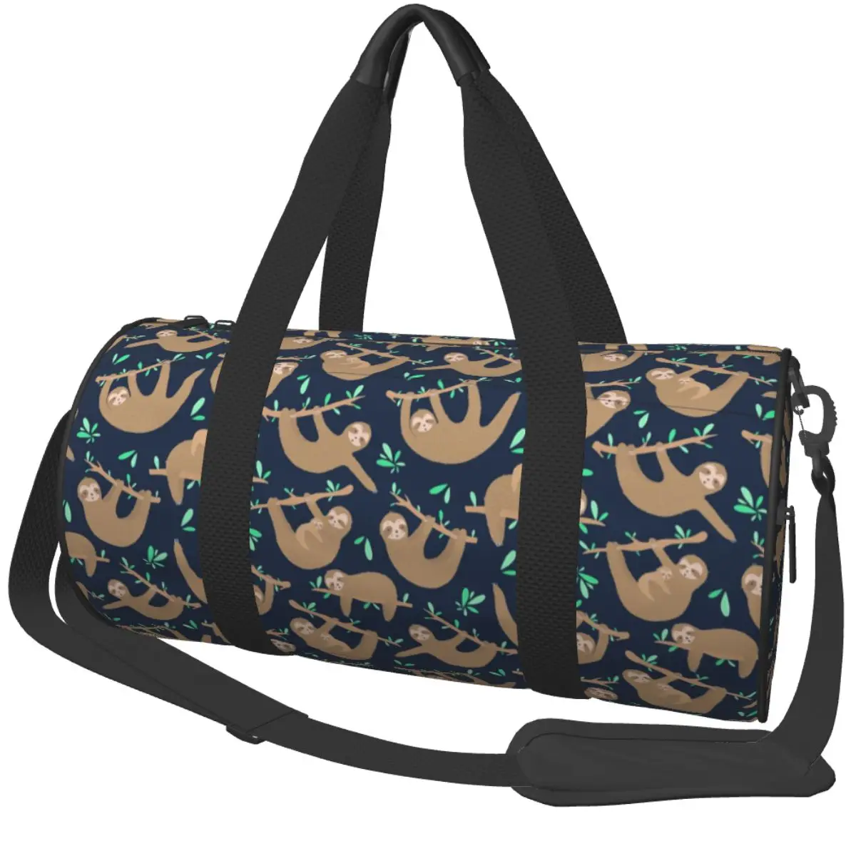 Gym Bag Cute Sloth Mom And Baby Sports Bag Gym Accessories Cartoon Men's Waterproof Handbag Cute Travel Training Fitness Bag