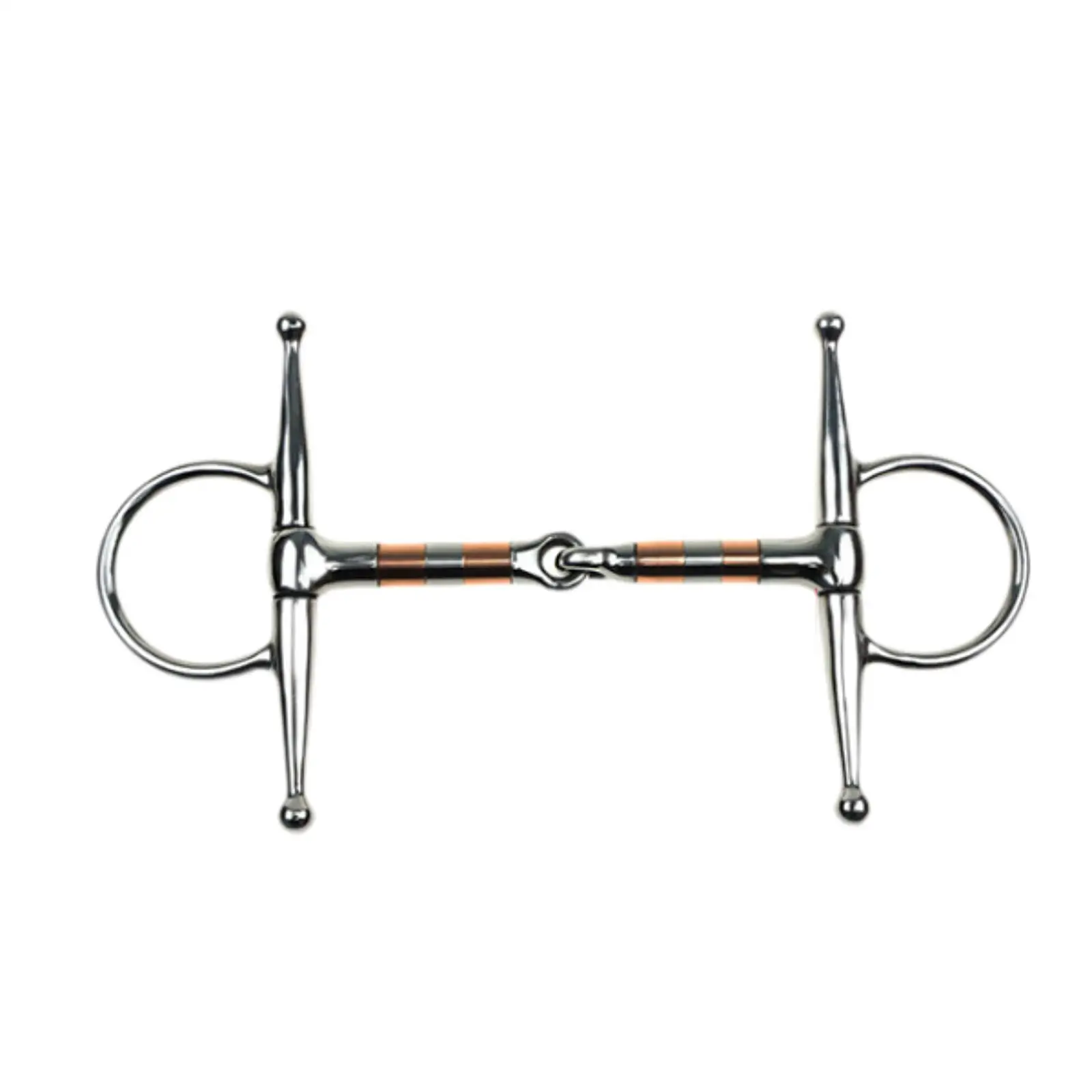 H Shape Snaffle Bit Stainless Steel Horse Mouthpiece Metal Chewing Training Bit for Horse Equipment and Accessories