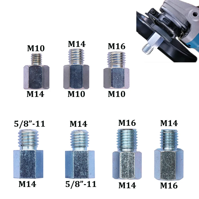 M14 do M10 lub M14 do 5/8-11 lub 5/8-11 Adapter inny gwint diamentowe wiertła koronowe wiertarko-szlifierka do M14 do szlifierki kątowej