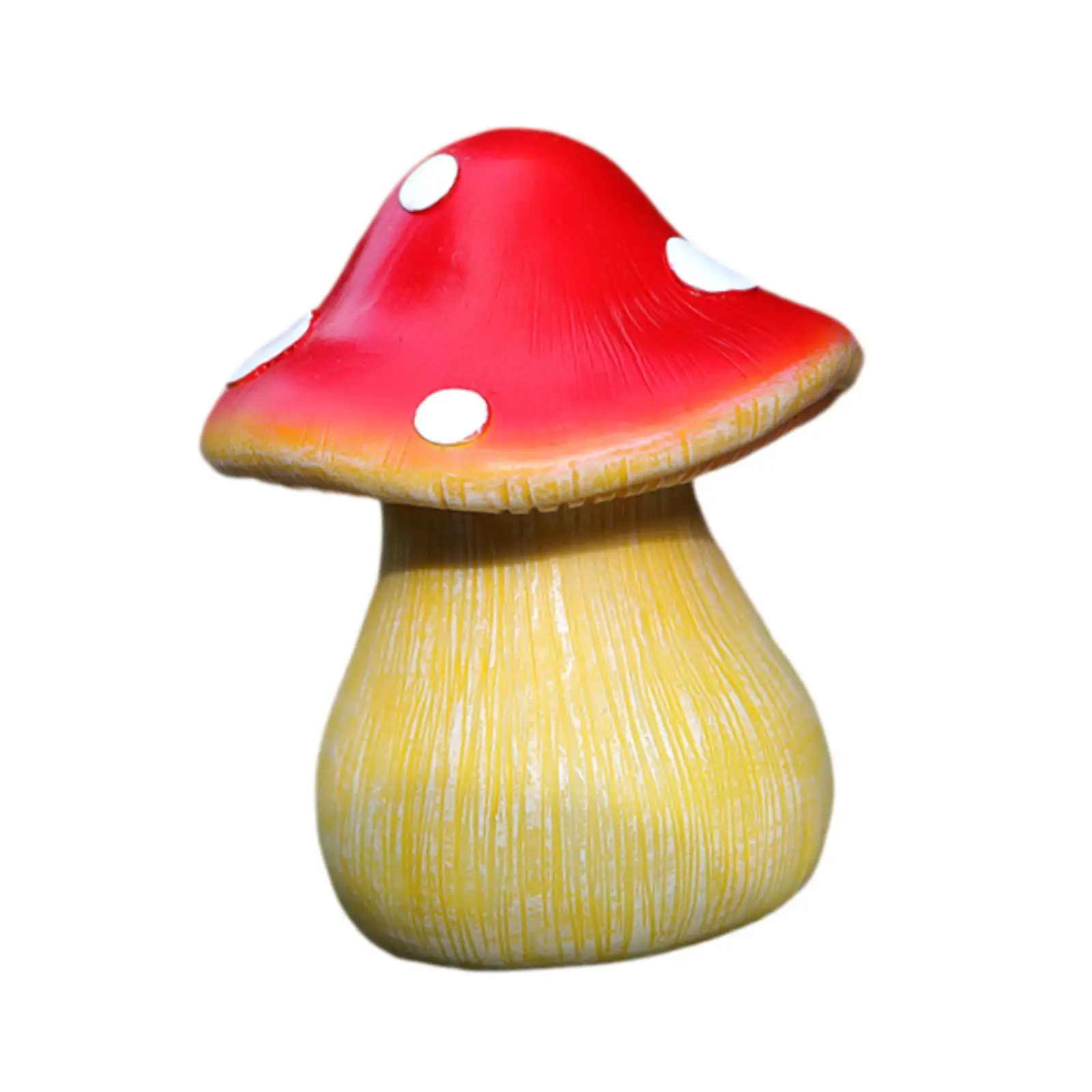 Mushroom Statue Outdoor Key Hider Lawn Decoration Multifunctional Lightweight 4.1x4.9inch for Homeowners Mushroom Figurine