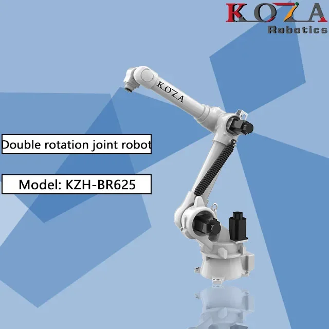 KOZA 6 axis double rotation robot handling automation industrial robotic arm bathroom hardware processing welding robot