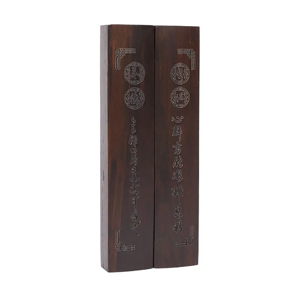 1Pair Professional Vintage Wood Paperweight Natural Traditional Chinese Paper Weight Retro Writing Calligraphy Tool Art Supplies