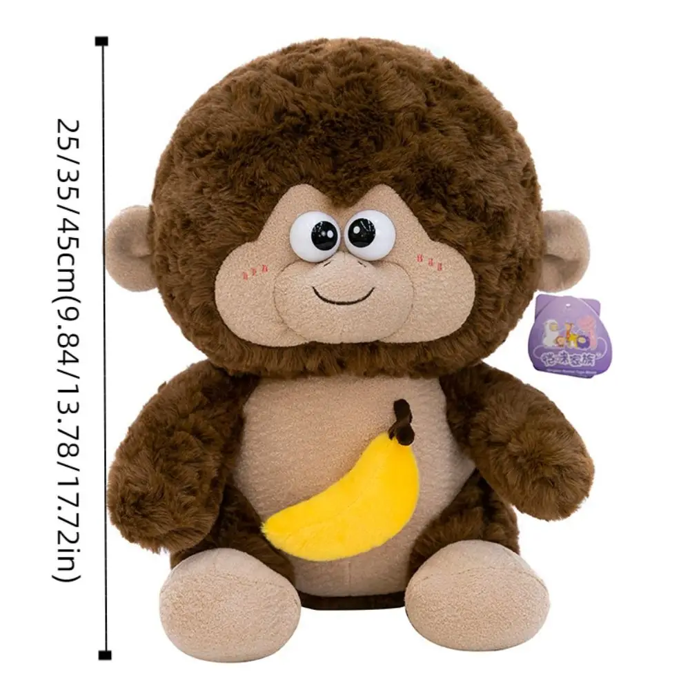 Ausziehbare Banane Plüsch Affe Spielzeug Große Ohren Super Weiche Simulation Affe Puppe Kawaii Gefüllte Kissen Affe Kuscheltiere