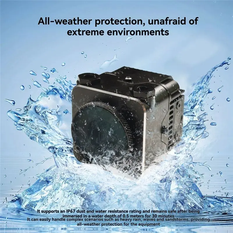B29C-Aluminum CNC Protective Case For DJI O4 Pro IP67 Waterproof Compatible With Gopro Base FPV Accessories