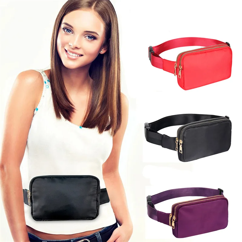 

Small Waist Bag for Men and Women Fashion Zipper Chest Pack Sports Crossbody Bag Belt Bags Walking Running Waterproof Phone Bag