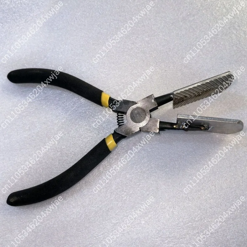Single Side Leaf Veining Pliers Glass Lampwork Tool Flameworking Leaf Shaping Masher for Bead Making Craft