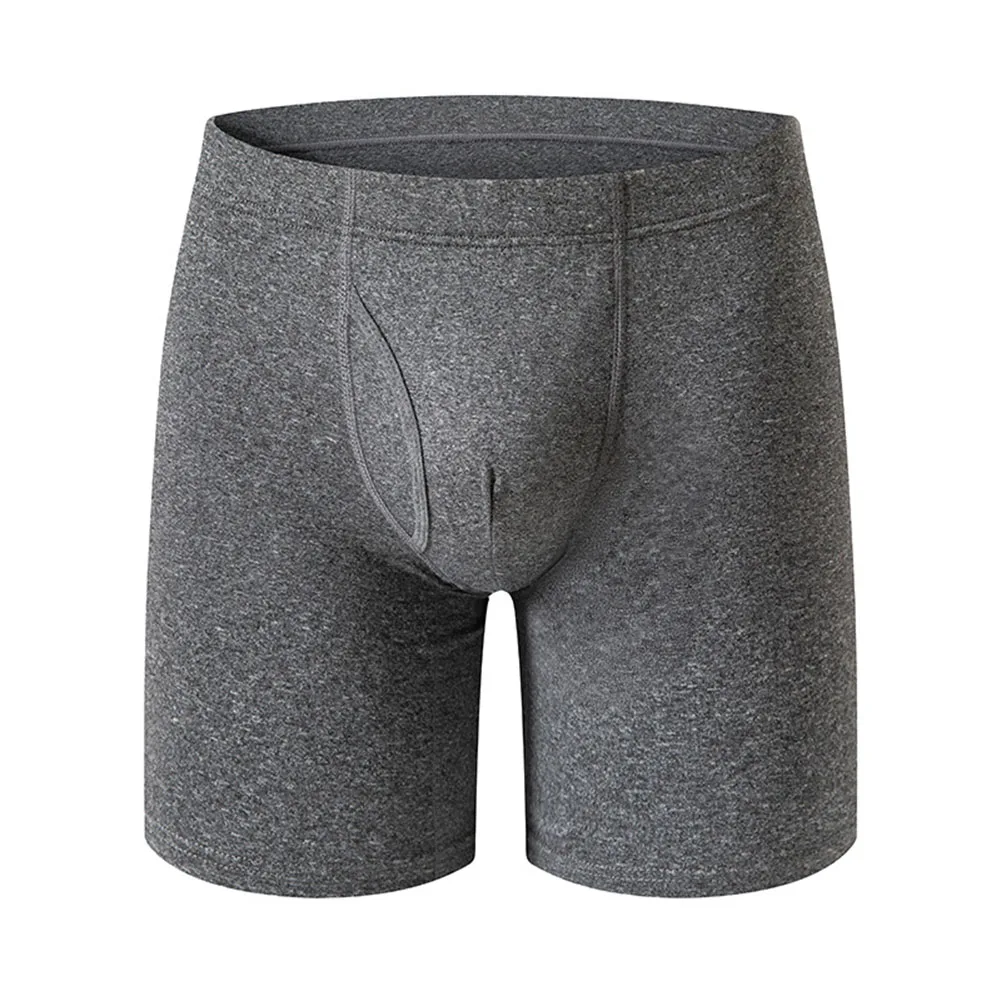

Black Long Leg Shorts Underwear Black Long Leg Boxer Comfortable Men's Shorts Active Sports Use For Casual Wear