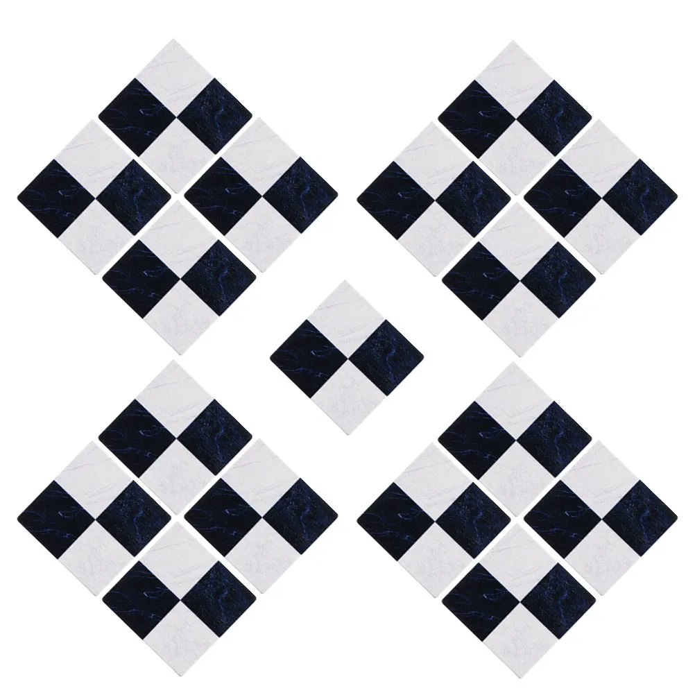 

45Pcs Wood Checkerboard Flooring Sheets Miniature Dollhouse Floor Tiles Tiny Tile Decor DIY Craft Kids Accessories Handcraft
