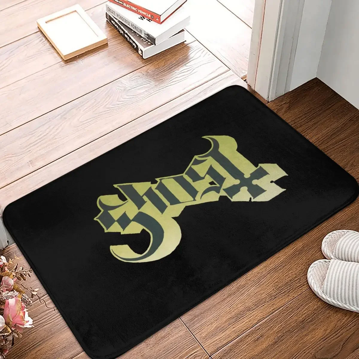 

Rock Band Ghost BC Doormat Rug Carpet Mat Footpad Polyester Anti-slip Washable Front Room Corridor Kitchen Bedroom Balcony