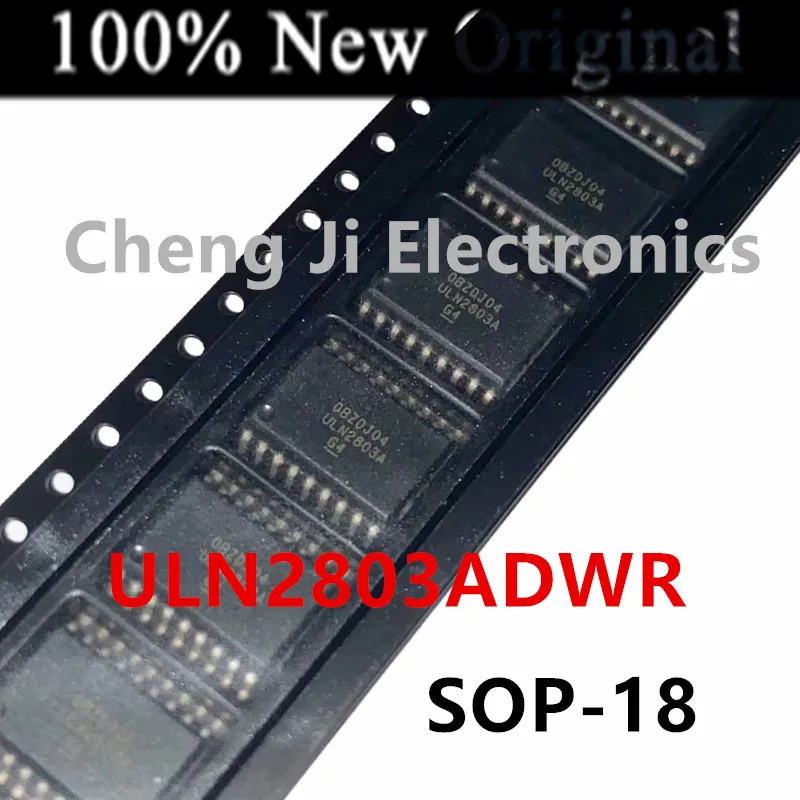 5PCS/Lot   ULN2803ADWR   ULN2803ADW  ULN2803A   SOIC-18  New original bipolar transistor array