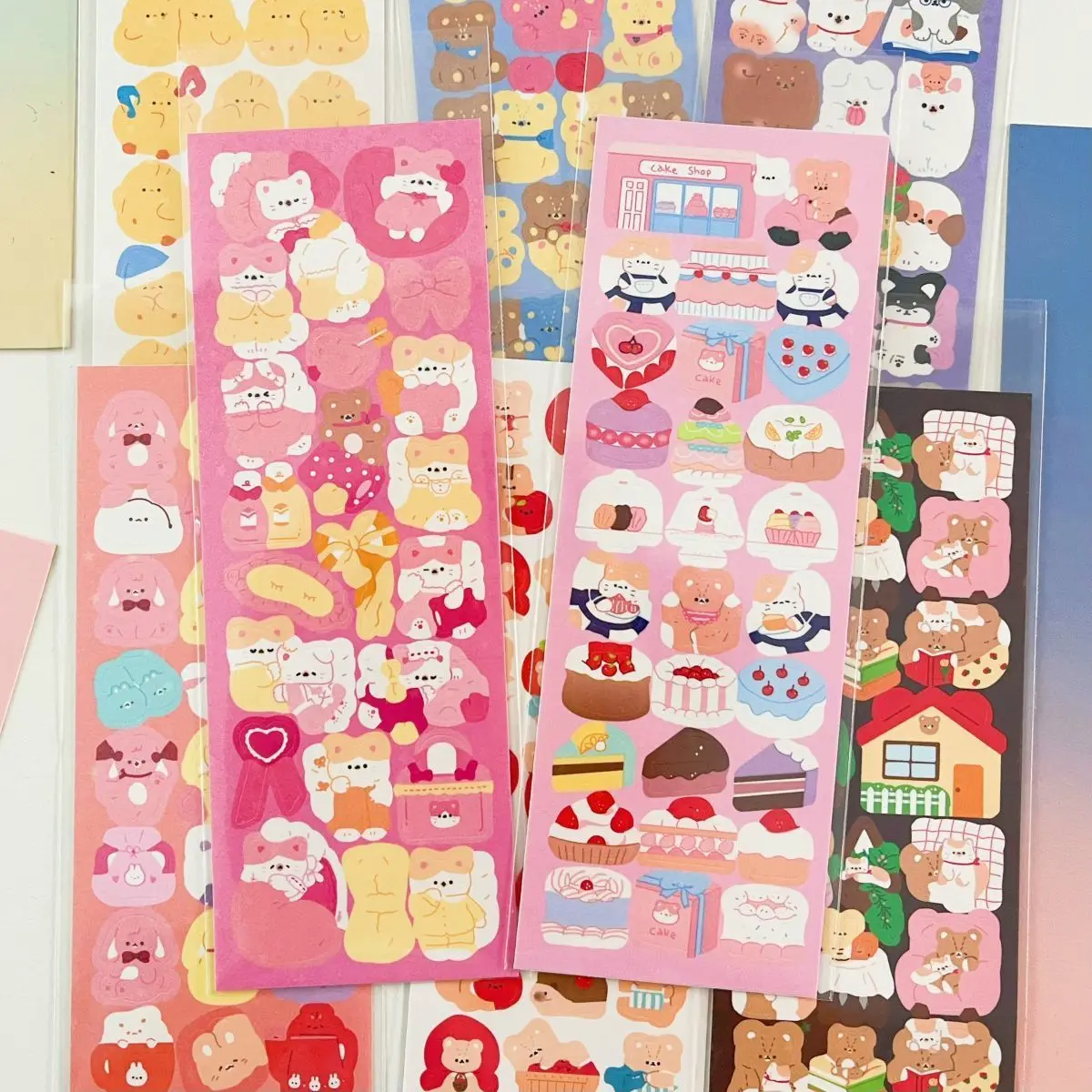 SKYSONIC yeni varış tam Set dekor çıkartmalar kedi serisi Scrapbooking etiket Idol Kpop kırtasiye kartpostallar günlüğü etiket tedarikçisi