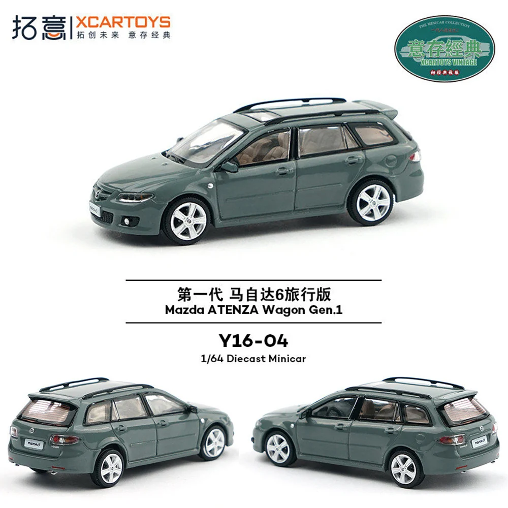 

Xcartoys 1/64 ATENZA Wagon Gen.1 Модель автомобиля из классической серии, литая под давлением, коллекционная игрушка, подарки для подростков и взрослых
