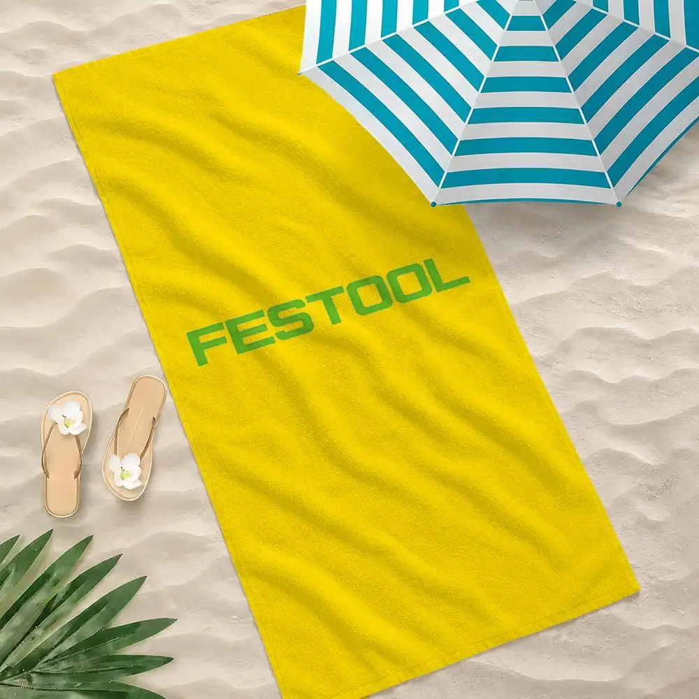 Brand Festool Towel Towel Beach Towel Oversized Quick Dry Towel Absorbent Soft Swim BeachTowels for Men Women