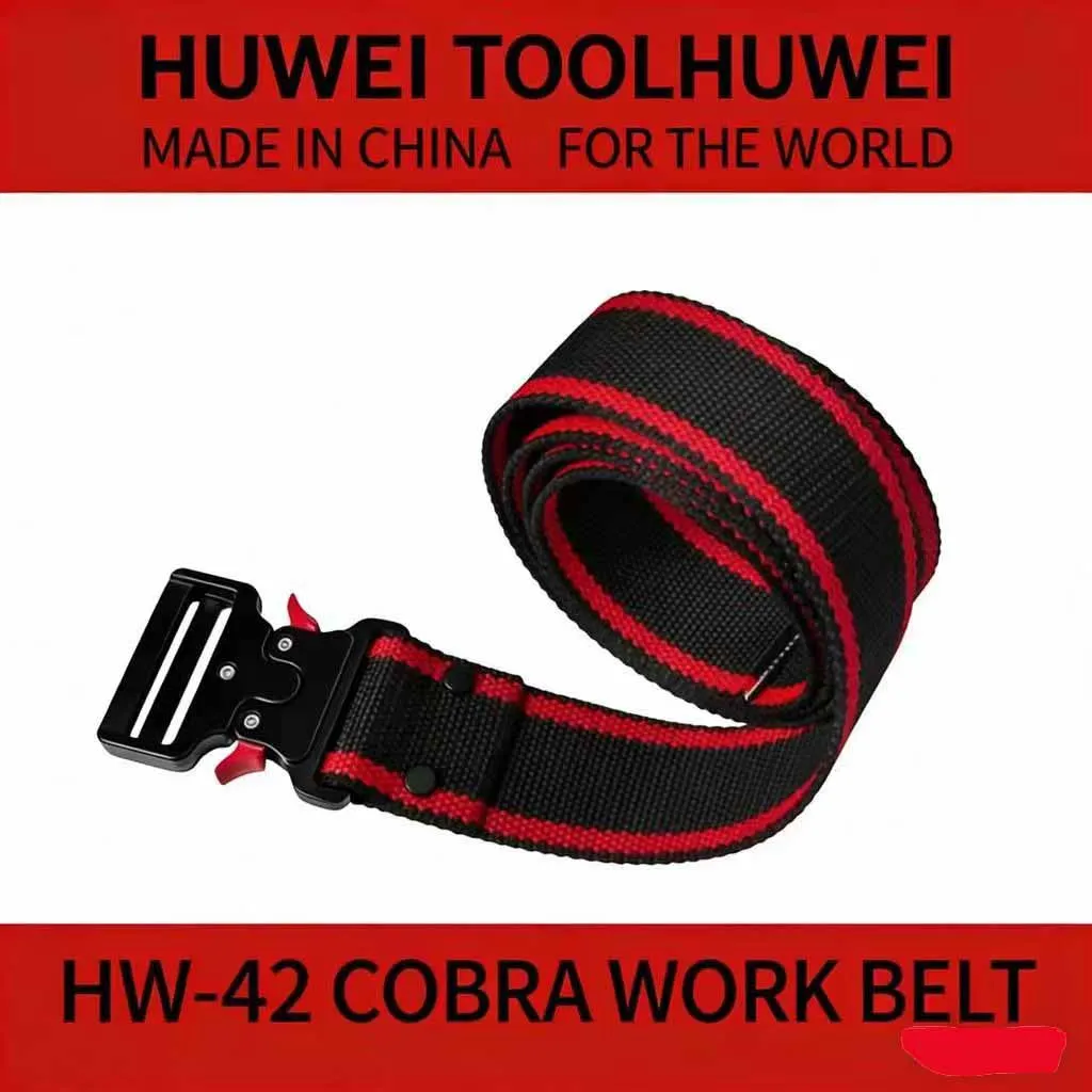 TOOLHUWEI High-Quality Oxford Firm Stitching Work Belt Lightweight Adjustable 5cm Wide