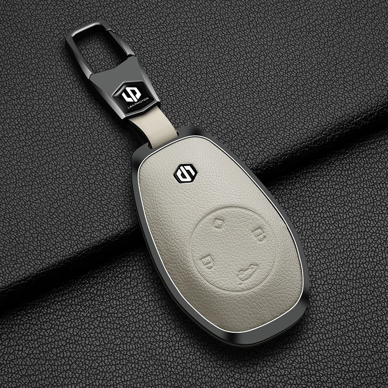 Car Key Protector For Leapmotor T03 C11 C01 Key Fob Case Zinc Alloy S01 Full Cover Anti Scratch Anti Drop Car Accessories