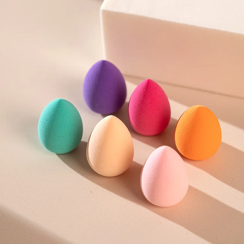 1/2/5Pcs Mini Makeup Sponge Face Beauty Cosmetic Powder Puff for Foundation Cream Concealer Make Up Blender Tool Random Color