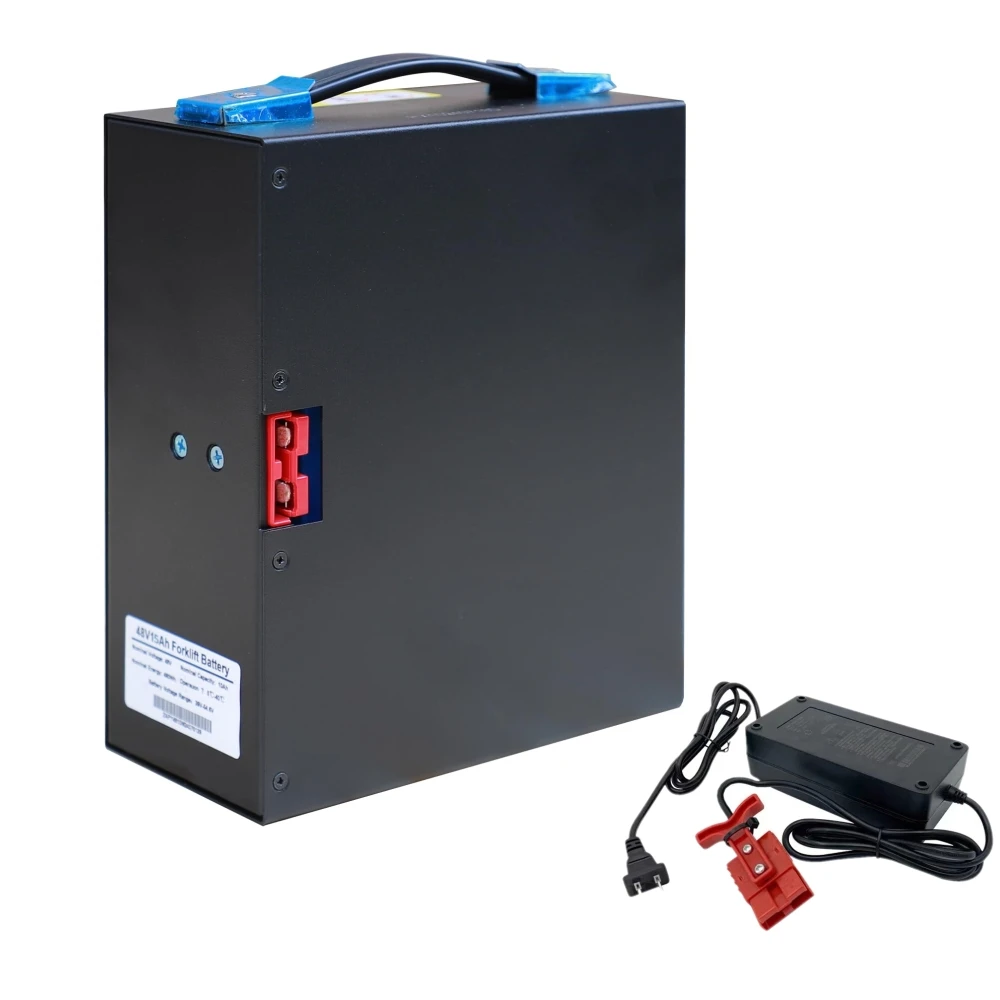 48V 10Ah, 48V 15Ah LiFePO4 Lithium Battery for EPT40H EPT33H TB20E CBD15-WS Hyster PC1.5 Pallet Jack