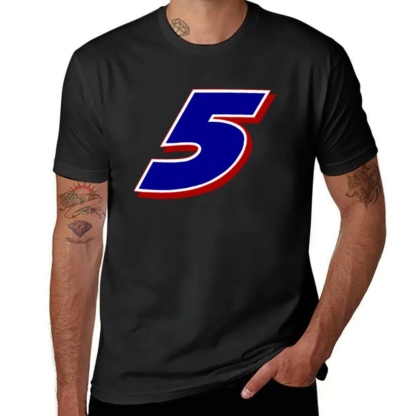 Kyle Larson Racing #5 T-Shirt new edition kawaii clothes tops men clothings